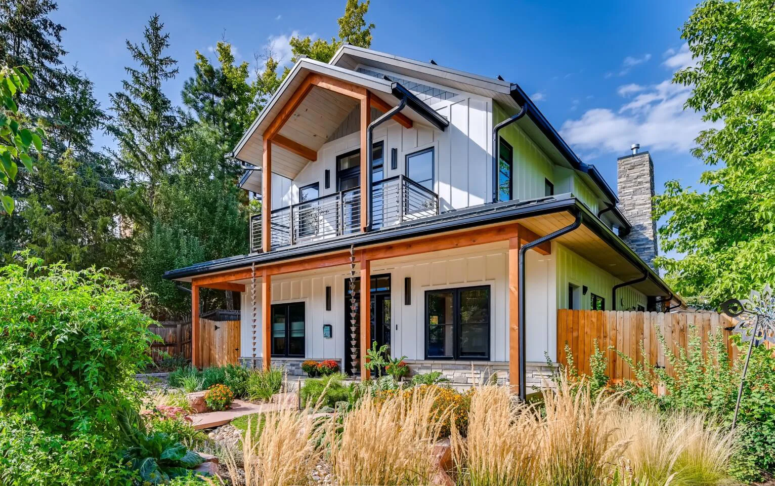 A residential landscape design by Green Landscape Solutions in Boulder County.