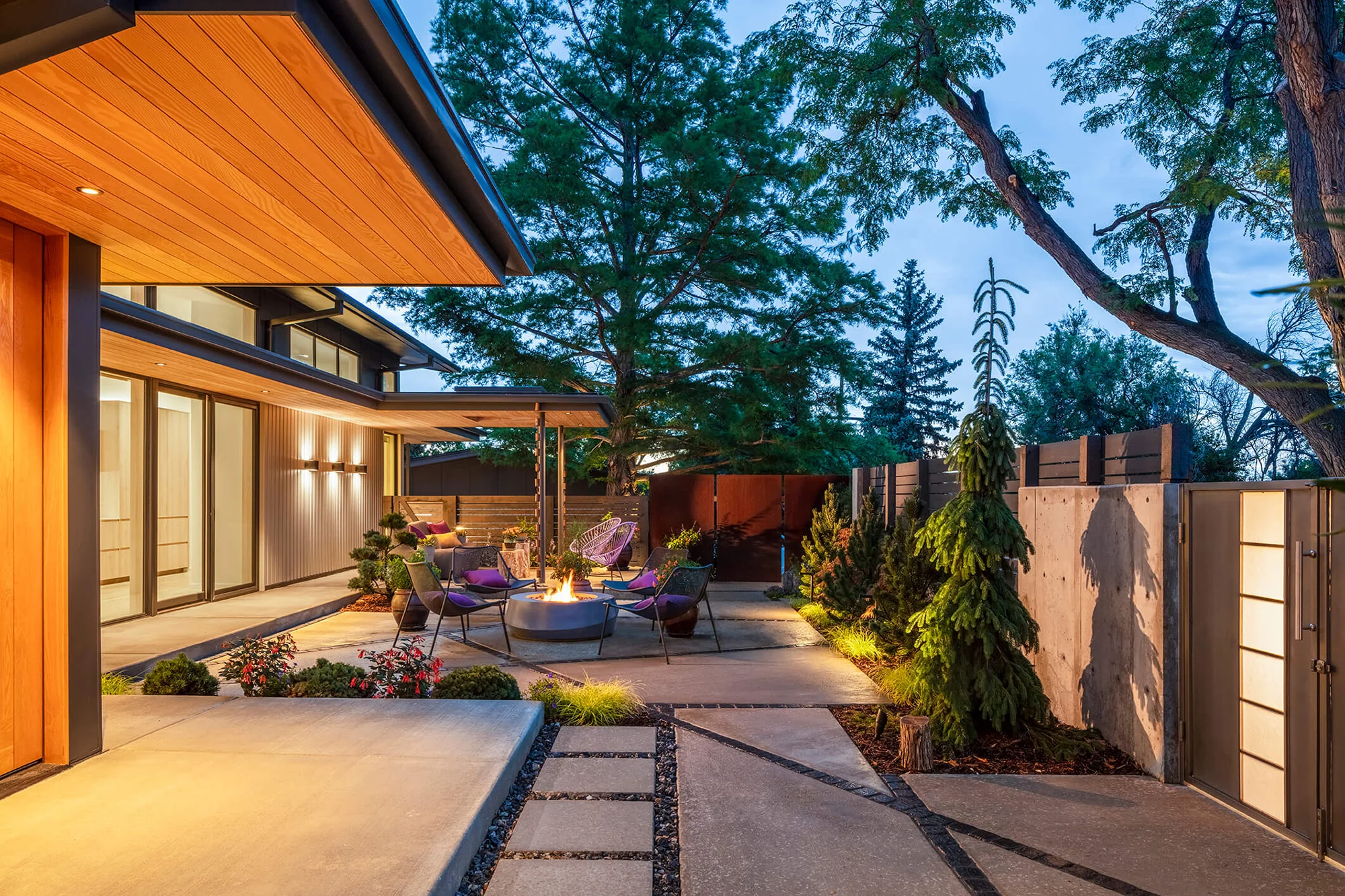 A residential landscape design by Green Landscape Solutions in Boulder County.