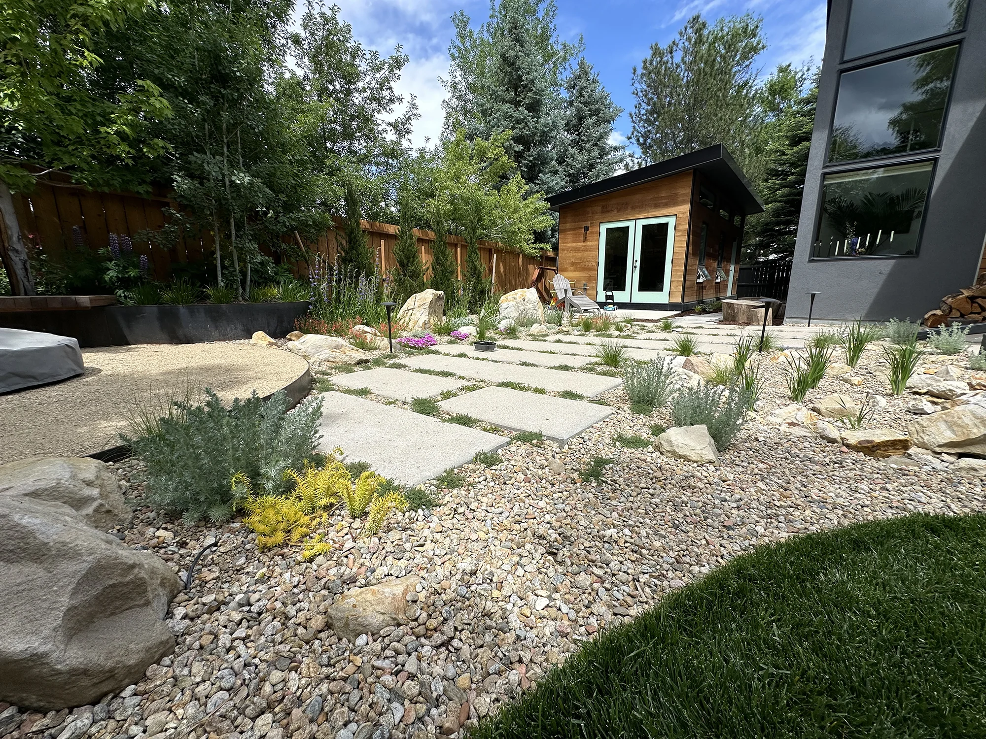 A residential landscape design project by Green Landscape Solutions.